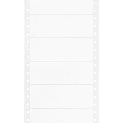 Avery White Computer Labels, 1-7/16" x 4", Dot Matrix Labels and Pin-Feed Labels, 5,000 Total (4014)