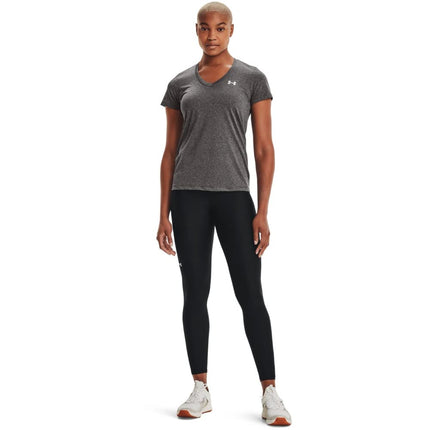 Under Armour Women Tech Short Sleeve V - Solid, Ladies T Shirt Made of 4-Way Stretch Fabric, Ultra-light & Breathable Running Apparel for Women