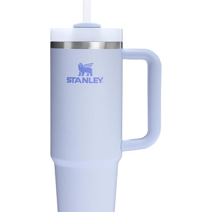 Vaso térmico Stanley Quencher H2.0 con asa y pajita de 30 oz | Tapa Flowstate de 3 posiciones | Compatible con portavasos para viajes | Vaso aislado de acero inoxidable | Sin BPA | Dew Drop