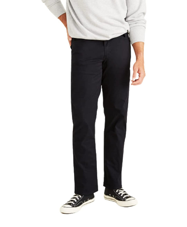 DOCKERS Men's Straight Fit Jean Cut All Seasons Te