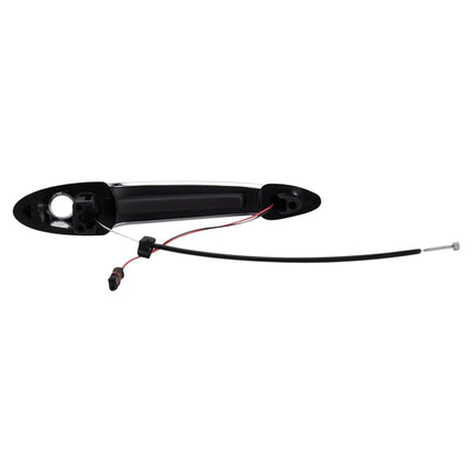 TRQ Front Left Exterior Door Handle Chrome Drivers Side Compatible with 2007-2015 Mini Cooper