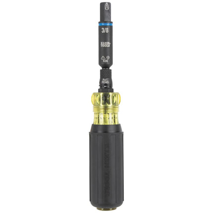 Klein Tools 32528HD KNECT 10-in-1 Impact-Rated Driver, Multi-Bit Screwdriver/Nut Driver with Deep-Well Flip Socket Sizes for Plumbing and HVAC