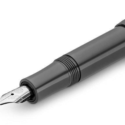 Kaweco SKYLINE SPORT Fountain Pen Grey I Premium Writing Pen for Ink Cartridges 13 cm in Modern Design and Colour I Nib: BB (Extra Broad)