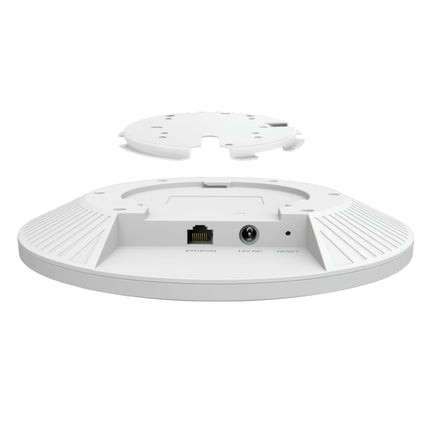 TP-Link Omada EAP673 | AX5400 Point d'accès Wi-Fi 6 sans fil 2,5G PoE+ pour montage au plafond | Mesh, OFDMA, itinérance transparente, HE160 et MU-MIMO | Omada SDN | Accès Cloud et application Omada | sans adaptateur CC