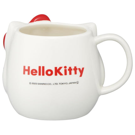 Skater CHMGD4-A Hello Kitty Sanrio Ceramic Mug, 13.8 fl oz (390 ml), Die Cut