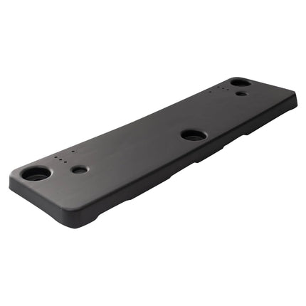 TRQ Front License Plate Bracket Black Compatible with 2018-2023 Kia Stinger KI1068133