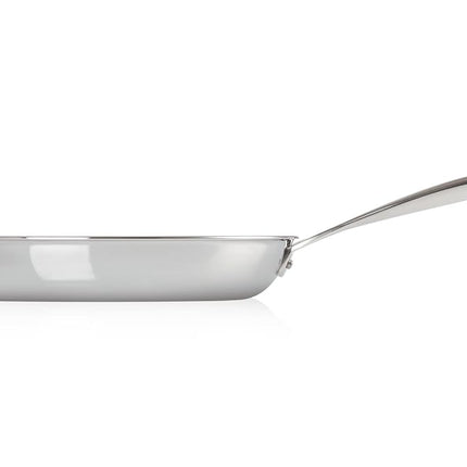 Sartén antiadherente de acero inoxidable de tres capas de 30 cm Le Creuset