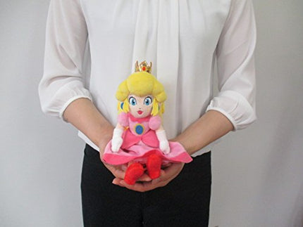 Little Buddy Super Mario All Star Collection 1418 Peach Stuffed Plush, 10",Multicolor