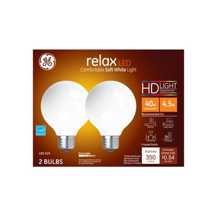 GE Lighting 31541 Frosted Finish Light Bulb Relax 