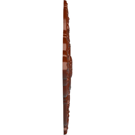 Ekena Millwork CM42X28ASFIF 42 3/4 W x 28 7/8 H x 1" P Ashford Ceiling Medallion, FireBrick