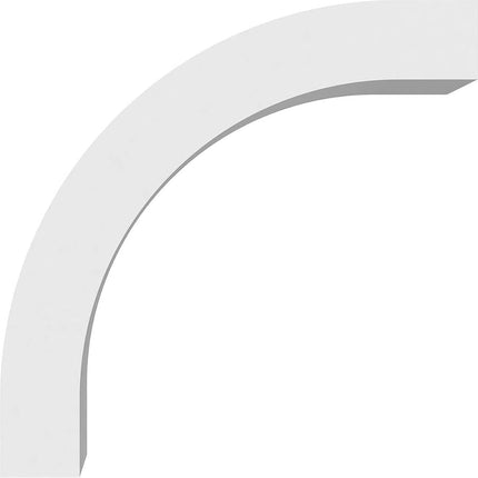 Ekena Millwork BRCP05X10X10HTG PVC Brace, 5" W D x 10" H, White