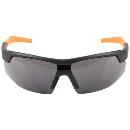 KLEIN TOOLS Safety Glasses, PPE Protective Eyewear with Semi Frame and Gray Lens, Scratch Resistant and Anti-Fog 60160