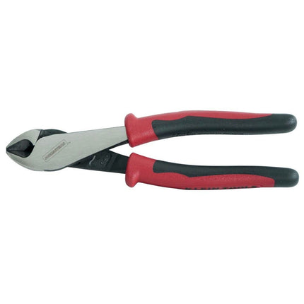 Klein Tools J228-8 Pliers, Diagonal Cutting Pliers with Dual-Material Journeyman Handles, Short Jaws and Beveled Cutting Edges, 8-Inch