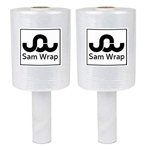 Sam Wrap (R) Stretch Wrap 5" x 1000' Roll with Han