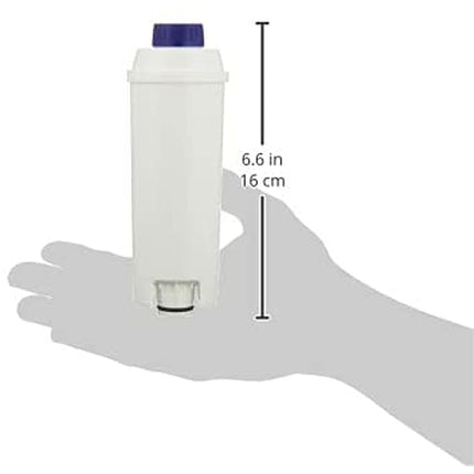 De'Longhi Coffee Machine Replacement Water Filter DLSC002, White