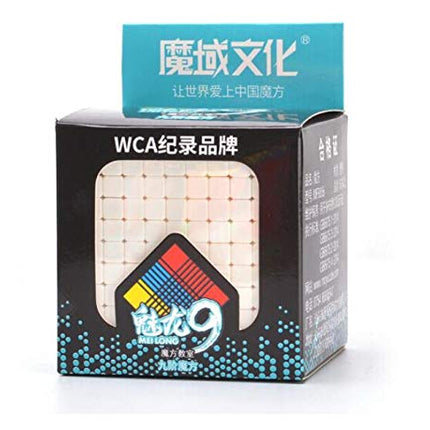 CuberSpeed Cubing Classroom moyu 9x9 stickerelss Speed Cube Mofang Jiaoshi Meilong 9x9 Magic Cube (MF9 Update Version)