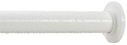 Ivilon Tension Curtain Rod - Spring Tension Rod for Windows or Shower, 54 to 90 Inch. Ivory