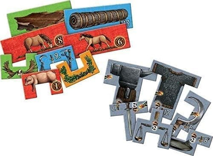 Feuerland Spiele, A Feast for Odin: The Norwegians, Board Game Expansion, Ages 14+, 1-4 Players, 30-120 Minutes Playing Time, Blue,green,orange