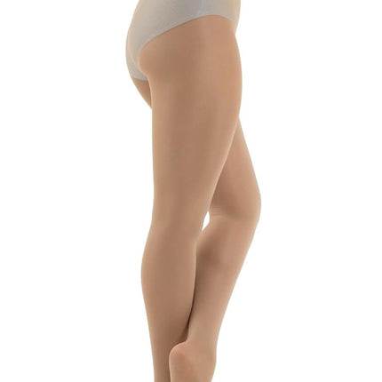 Capezio Women's Hold & Stretch Footed Tight, Caramel, M (Pack of 3)
