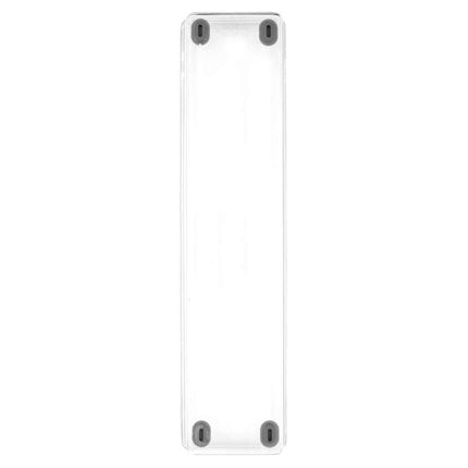 Glad GLD-71058 BIN Pantry, Kitchen Organization and Craft Storage Org W Nonslip Feet Rect Clear 12.9X3X2.2In, Plastic