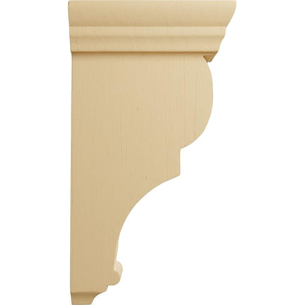 Ekena CORW03X06X12RJAL 3-Inch Width x 6 1/2-Inch Depth x 12-Inch Height Large Rojas Wood Corbel - Alder