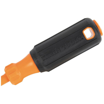 Klein Tools 85077INSR Insulated Screwdriver Set with Magnetizer, Made in USA, 1000V Electrical Screwdrivers, Phillips, Slotted, Square, 7-Piece