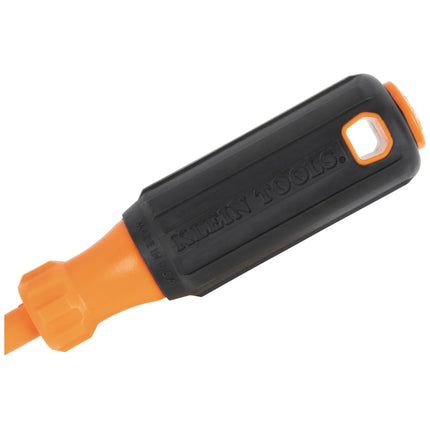 Klein Tools 85077INSR Insulated Screwdriver Set with Magnetizer, Made in USA, 1000V Electrical Screwdrivers, Phillips, Slotted, Square, 7-Piece