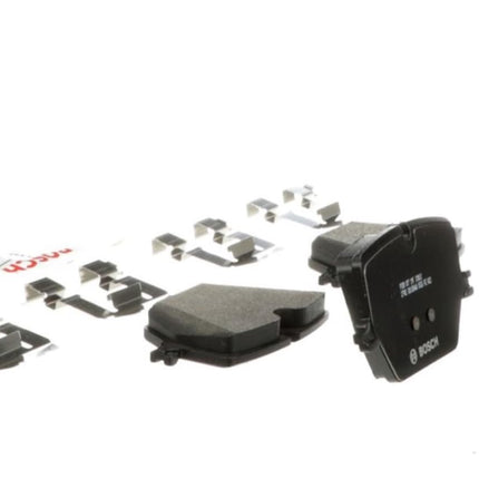 BOSCH BP2220 QuietCast Premium Semi-Metallic Disc Brake Pad Set; REAR