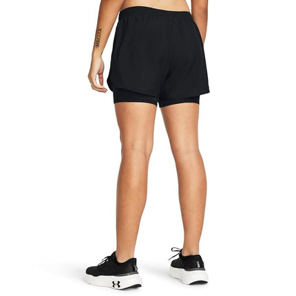 Under Armour Men's UA LAUNCH 7'' 2-IN-1 SHORT, Men's Running Shorts with a Breathable Inner Layer, 4-Way Stretch Compression Shorts, Ultra-Light Gym Shorts