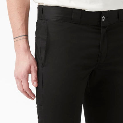 Dickies Pantalón de Trabajo Ajustado para Hombre, Negro, 38W x 32L