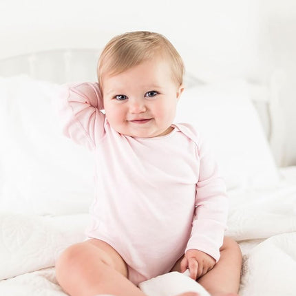 Burt's Bees Baby Unisex-Bebé Bodis, Paquete de 3 Piezas Largas y Cortas, Conjunto de Capa de 100% Algodón Orgánico - Rosa - 0-3 Meses