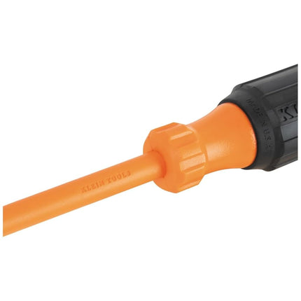 Klein Tools 85077INSR Insulated Screwdriver Set with Magnetizer, Made in USA, 1000V Electrical Screwdrivers, Phillips, Slotted, Square, 7-Piece