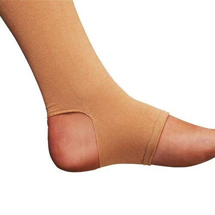 GeriLeg Prevent Products, Inc Elderly Leg Skin Protector, Thin Skin Tear & Bruise Protective Leg Sleeve - Made in USA (Large/Beige)