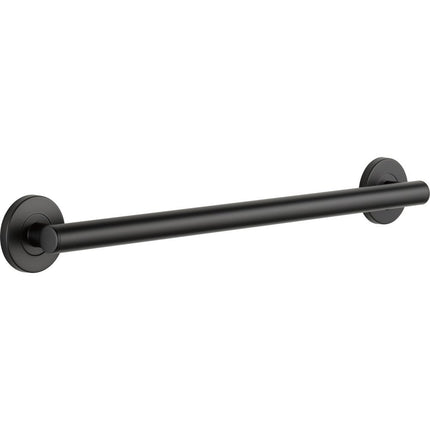 Delta Faucet 24" Contemporary Decorative ADA Grab Bar in Matte Black