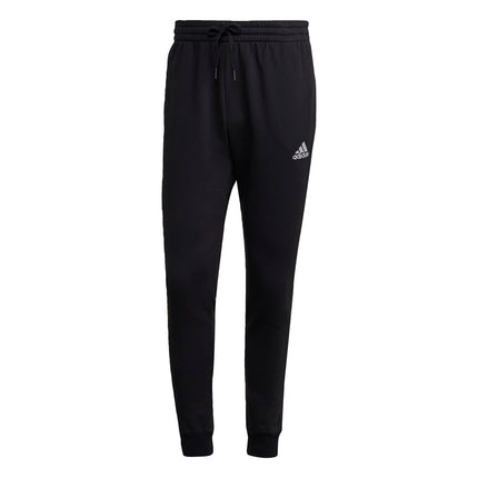 adidas Men's Essentials Tapered Pants, Black/White
