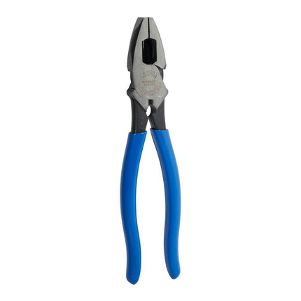 Klein Tools D2000-9NETH Lineman's Bolt-Thread Holding Pliers, High-Leverage Streamline Design with Rounded Nose and Knurled Jaw, 9-Inch