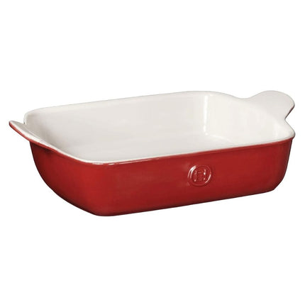 Emile Henry 369628 HR Ceramic Small Rectangular Baker, Rouge