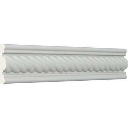 Ekena Millwork CAS02X00AL-CASE-8 Alexandria Rope Window & Door Casing, 2"H x 1/2"P x 94 1/2"L, (1/2" Repeat), Primed, 8 Pack