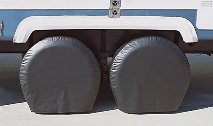ADCO 3977 Black BUS Vinyl Ultra Tyre Gard Wheel Cover, (Set of 2) (Fits Tire Diameter 40"-42")