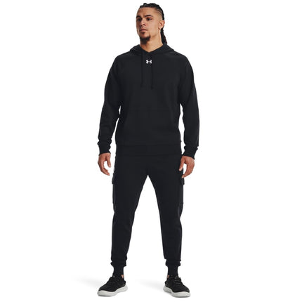 Under Armour UA Rival Fleece Cargo Jogger - Black / / White - XXL
