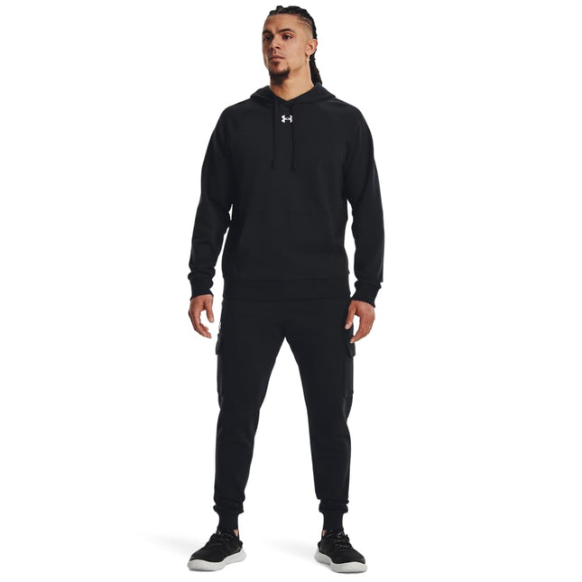 Under Armour UA Rival Fleece Cargo Jogger - Black / / White - XXL