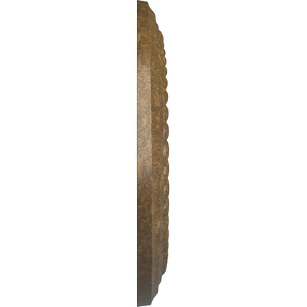 Ekena Millwork CM07ALRZS 7-7/8 x 3/4 Small Alexandria Ceiling Medallion, Rubbed Bronze