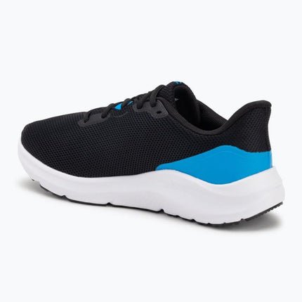 Zapatillas Under Armour Charged Pursuit 4 para hombre, (003) Negro/Azul Eléctrico/Blanco, 13 Reino Unido