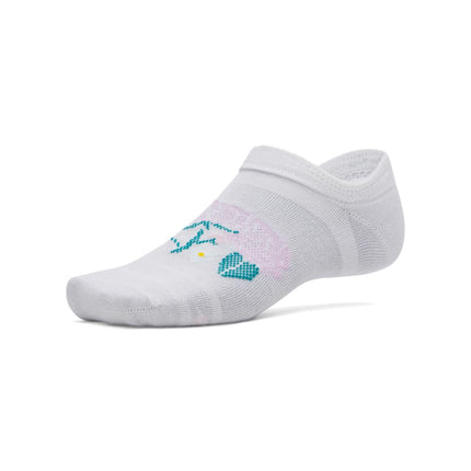 Under Armour Unisex Essential No Show Socks 6 Pack, 104 WHITE, LG