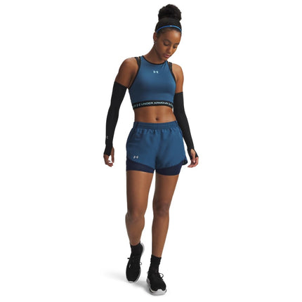 Under Armour Fly By 2-in-1 Shorts, (498) Wham Blue / Academy / Reflective, XS