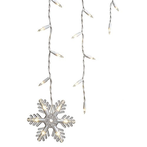 GE 150 Count Clear Icicle Style Lights with 7 Dang