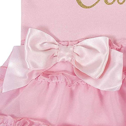 Gerber Baby Girls' Bodysuit with Tutu Skirt, Tutu Cute, 3-6 Months