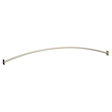 Moen CSR2169BN Triva Adjustable 48 to 72-Inch Curved Shower Curtain Rod, Brushed Nickel