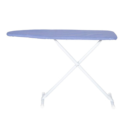 Table à repasser pleine grandeur; fabriquée aux États-Unis par Seymour Home Products (bleu uni) L'ensemble comprend la housse et le coussin | Planche à repasser avec pieds en T en acier réglables de la table jusqu'à 91 cm de haut