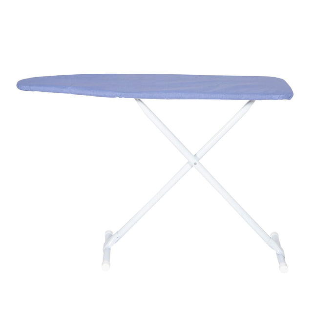 Ironing Board Full Size; Made in USA by Seymour Home Products (Solid Blue) Bundle Includes Cover + Pad | Iron Board w/Steel T-Legs Adjustable from Tabletop up to 36" High